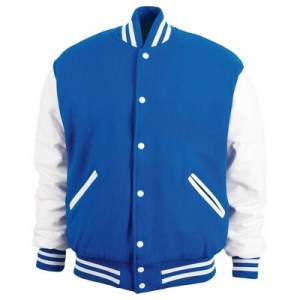 The JV Wool/Vinyl Varsity Jacket