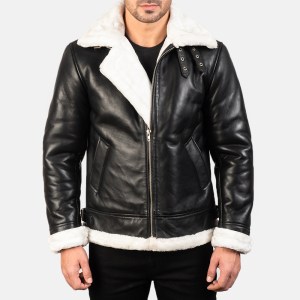 Men’s B-3 Bomber Leather Jacket