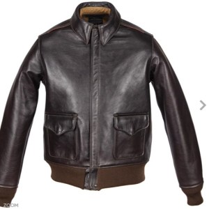 Men’s A-2 Bomber Leather Jacket