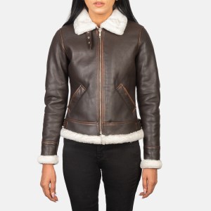 Women’s B-3 Bomber Leather Jacket
