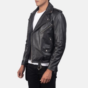 Men’s Classic Double Rider Leather Jacket