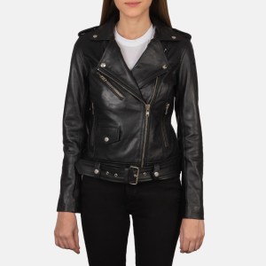 Women’s Classic Double Rider Leather Jacket