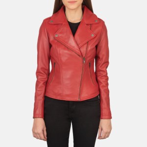 Women’s Minimalist Double Rider Leather Jacket