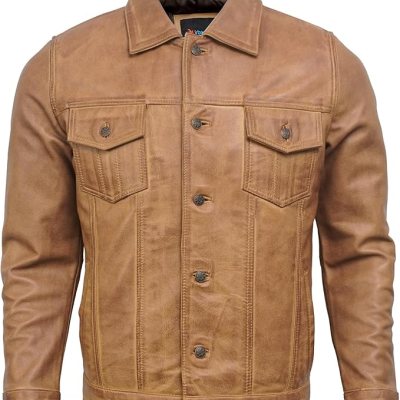Men’s Vintage Flap-Pocket Trucker Jacket