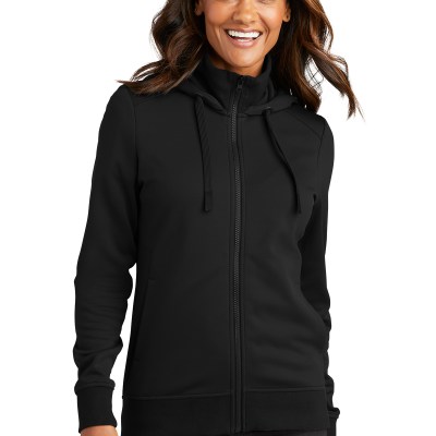 Women’s Smooth Fleece Hooded Jacket – Lightweight & Customizable