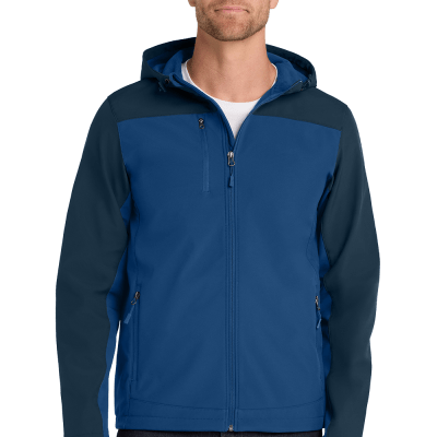 Men’s Hooded Core Soft Shell Jacket – Water-Resistant & Customizable