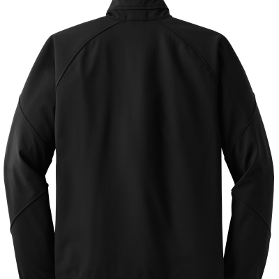 Men’s Textured Soft Shell Jacket, Water-Resistant & Customizable