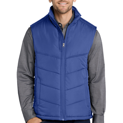 Men’s Puffy Vest Lightweight Core Warmth & Customizable