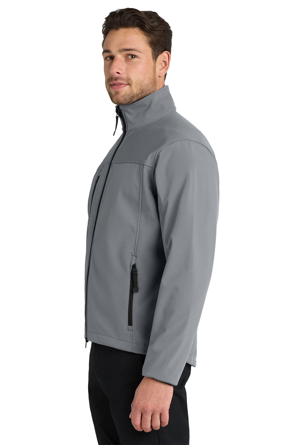 J790_SMOKE GREY_CHROME_MODEL_SIDE
