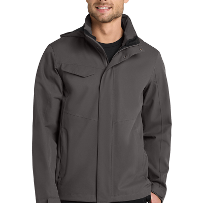 Men’s Waterproof Shell Jacket 8K Protection & Customizable