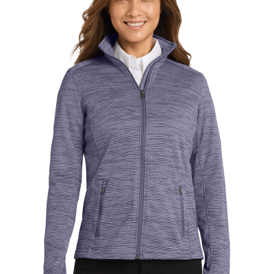 Women’s Digi Stripe Fleece Jacket – Modern Style & Customizable