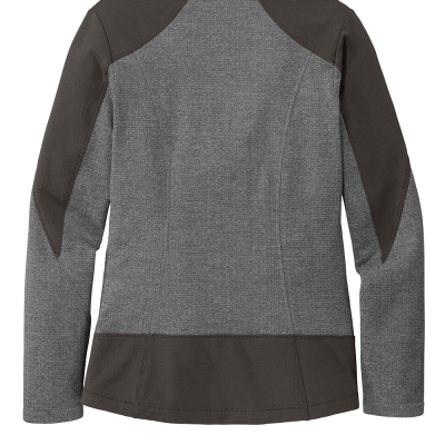 Women’s Grid Fleece Jacket – Stretch Performance & Customizable