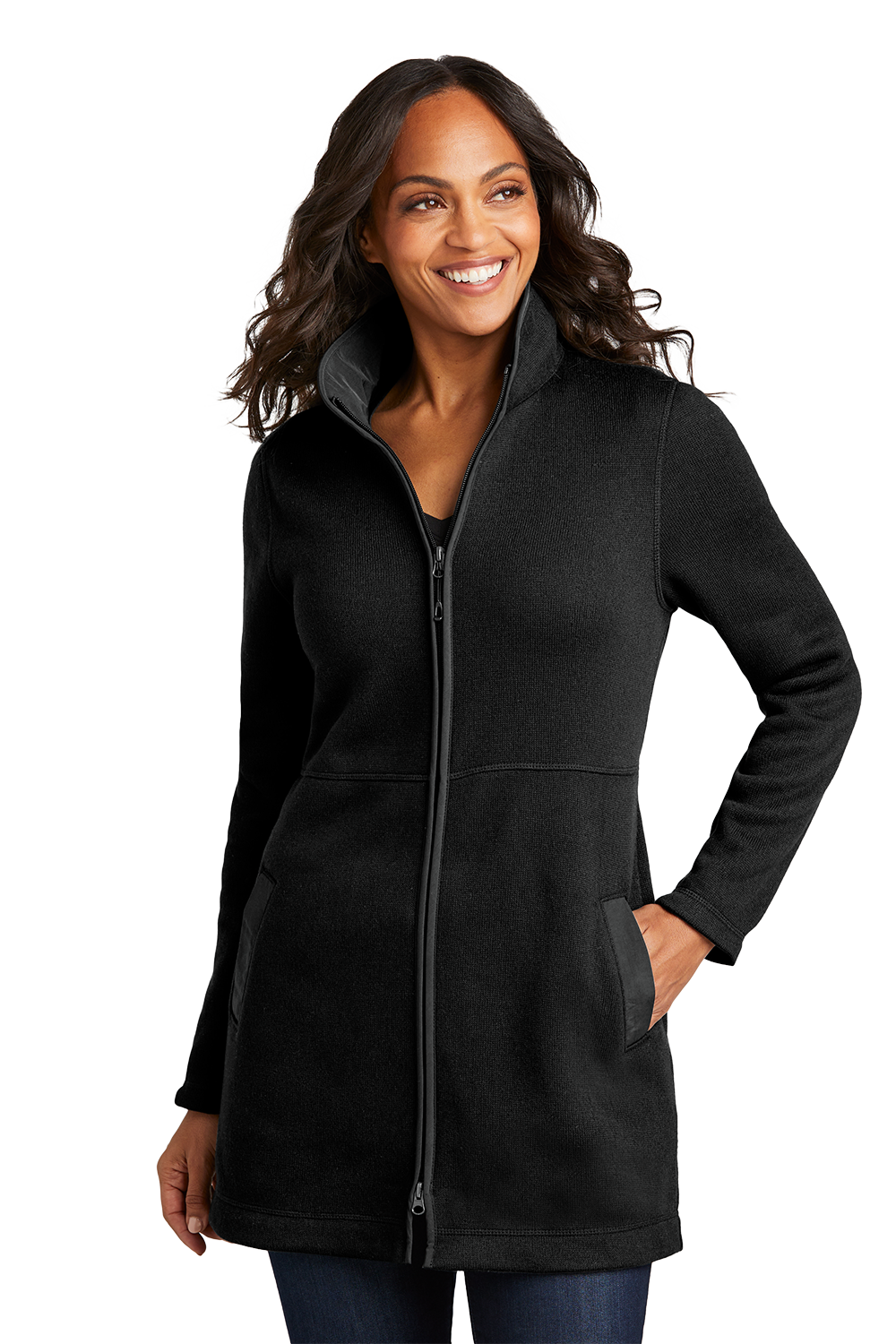 Women’s Sweater Fleece Long Jacket