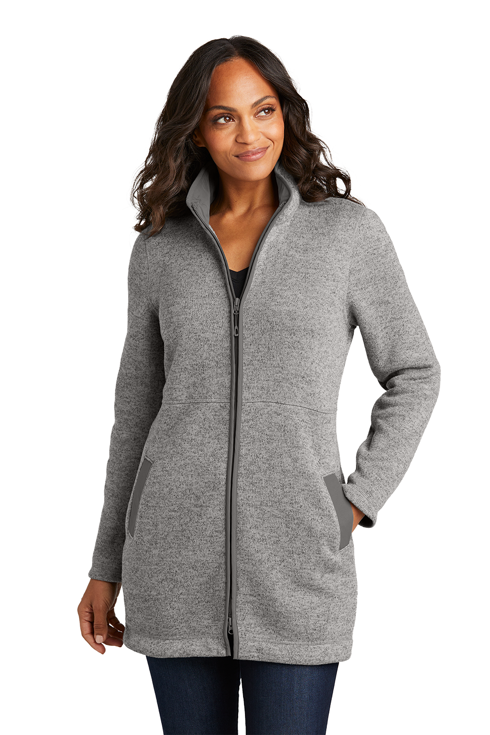 Women’s Sweater Fleece Long Jacket