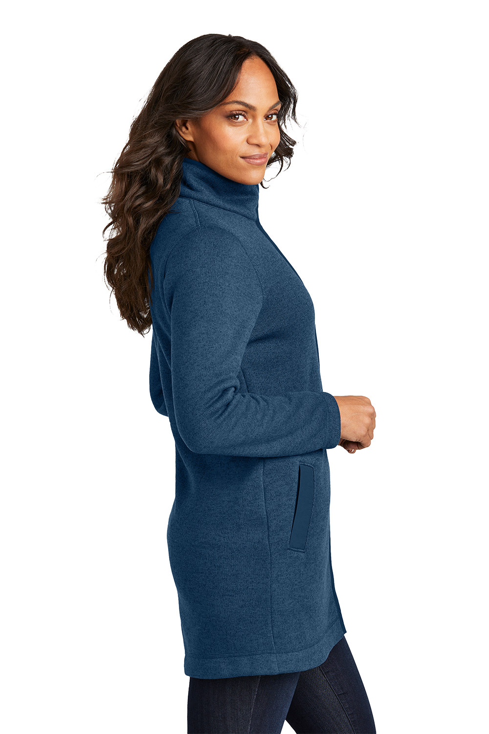 Women’s Sweater Fleece Long Jacket