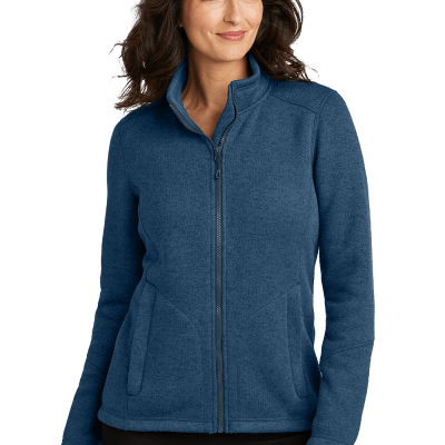 Women’s Arc Sweater Fleece Jacket – Warm, Ergonomic & Customizable
