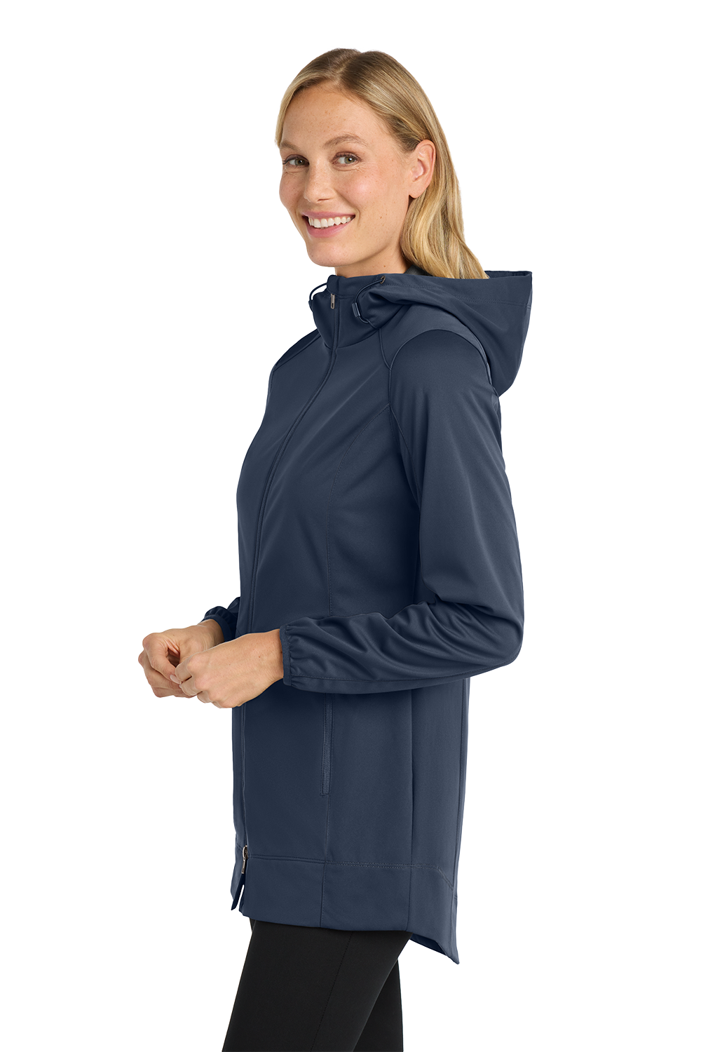 L719_DRESS BLUE NAVY_MODEL_SIDE