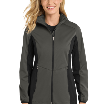 Women’s Hooded Soft Shell Jacket – Lightweight Stretch Performance