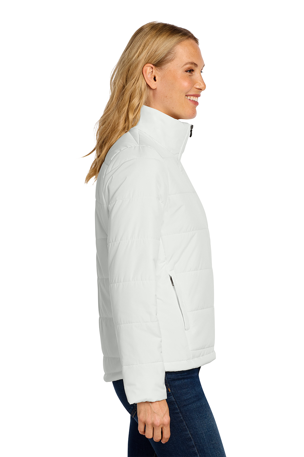 L852_MARSHMALLOW_MODEL_SIDE Women’s Insulated Puffer Jacket
