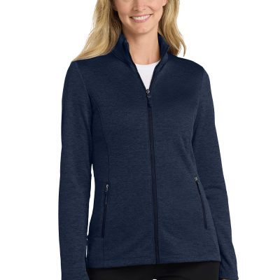 Women’s Collective Striated Fleece Jacket – Modern Stretch & Customizable